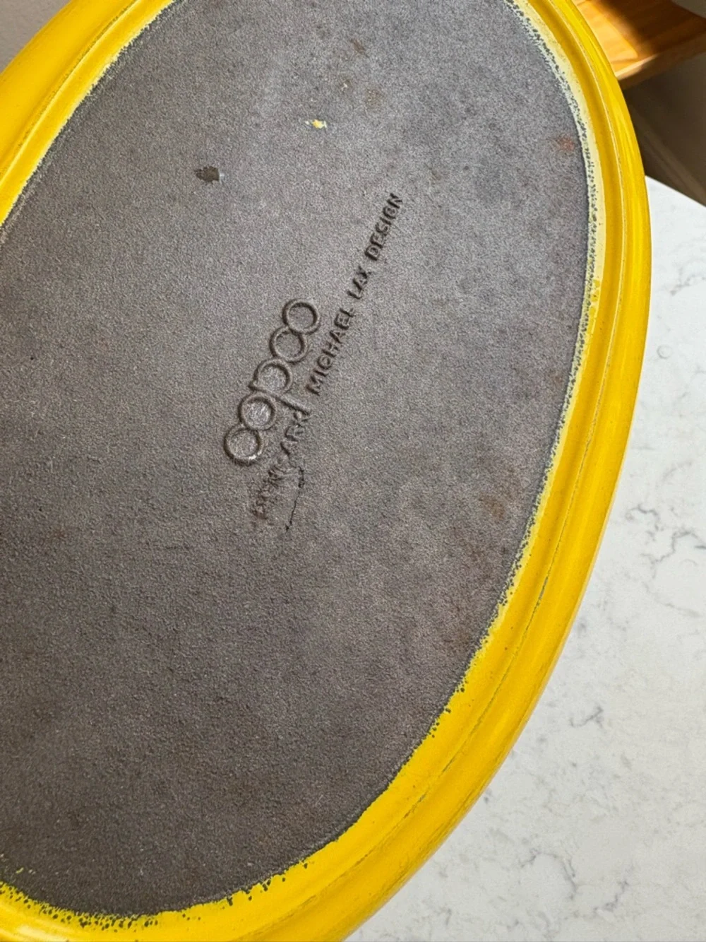 J. Crew oval serving